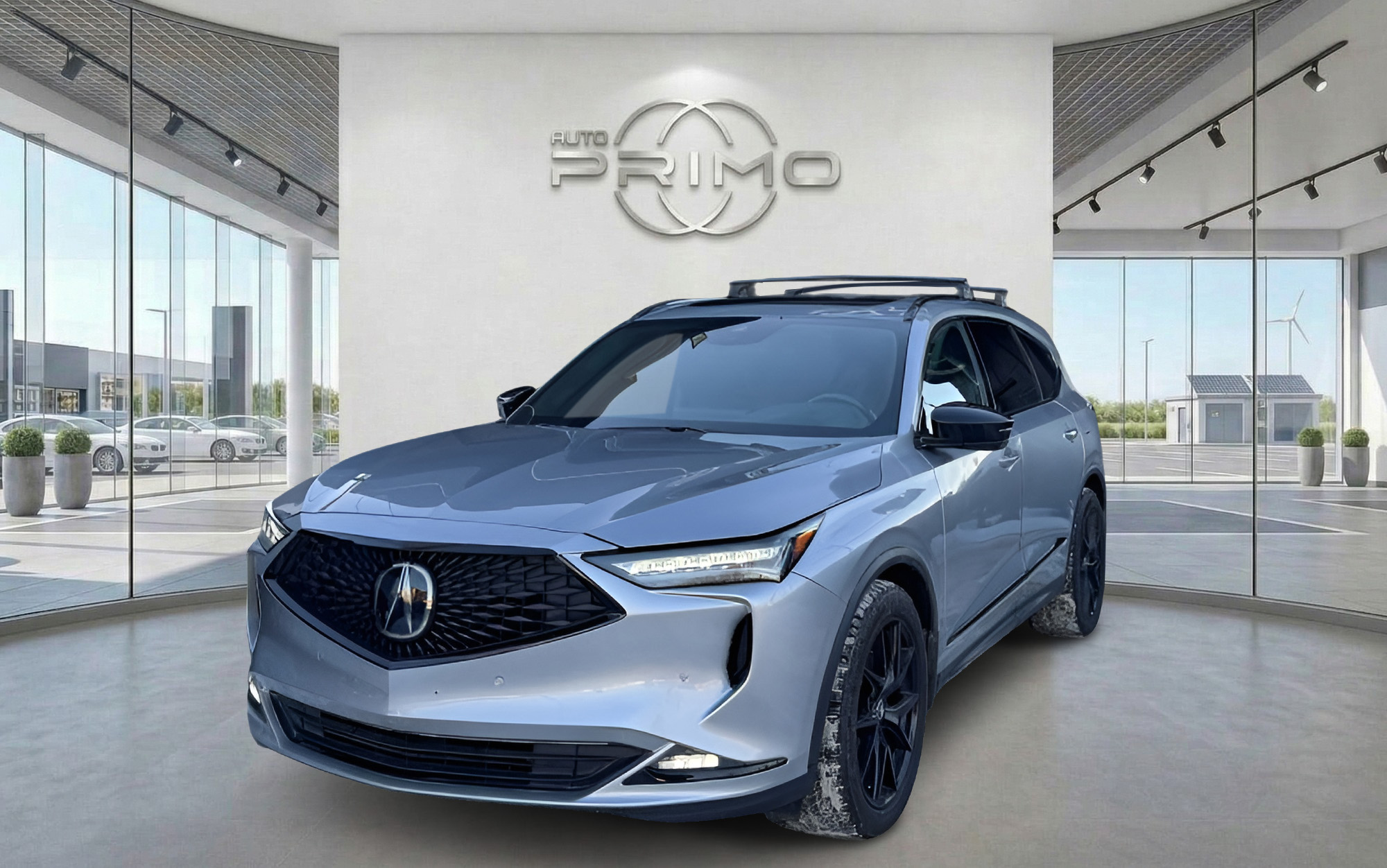 Silver 2024 Acura MDX SUV / Crossover All-Wheel Drive Automatic