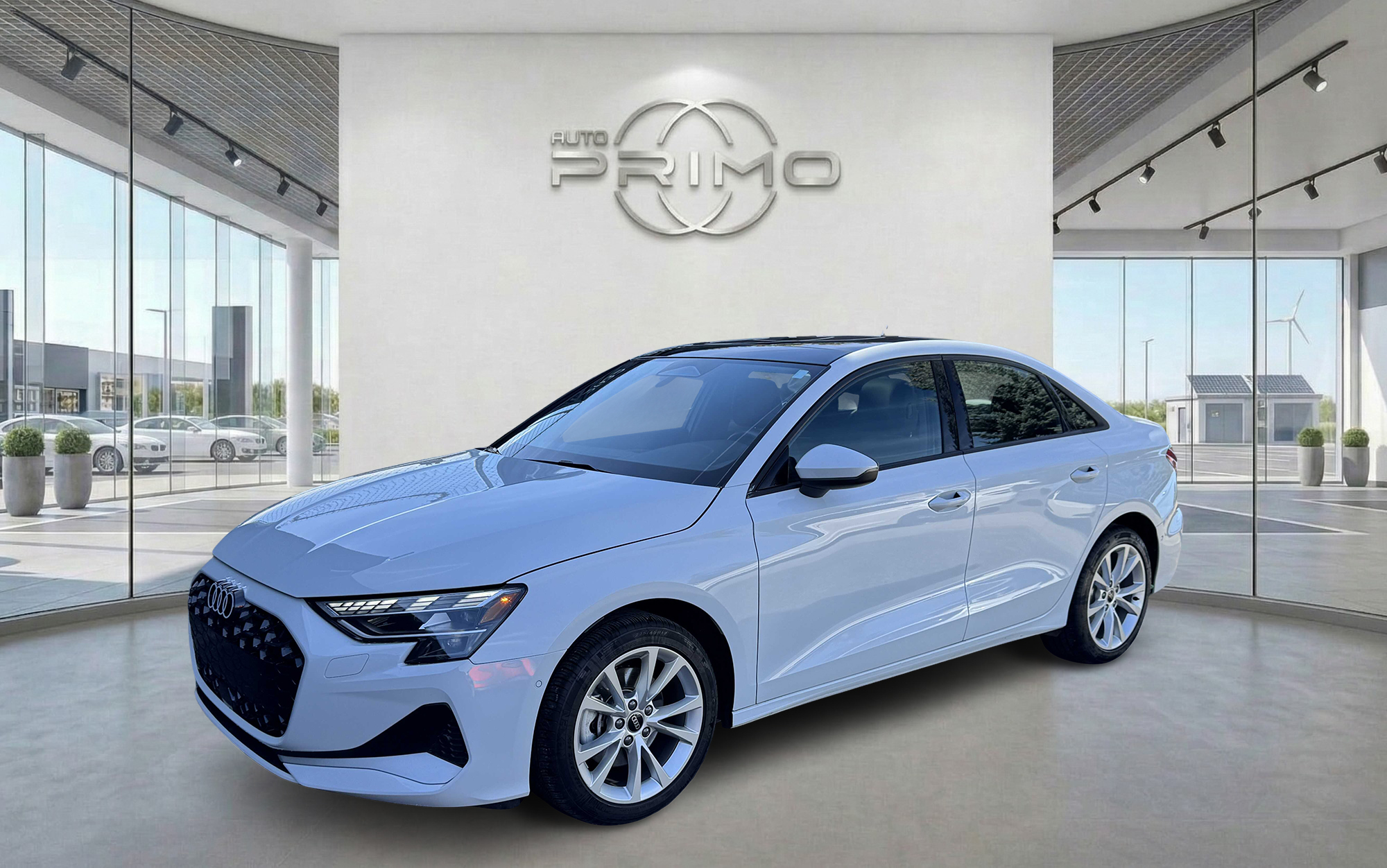 White 2026 Audi A3 Sedan Automatic