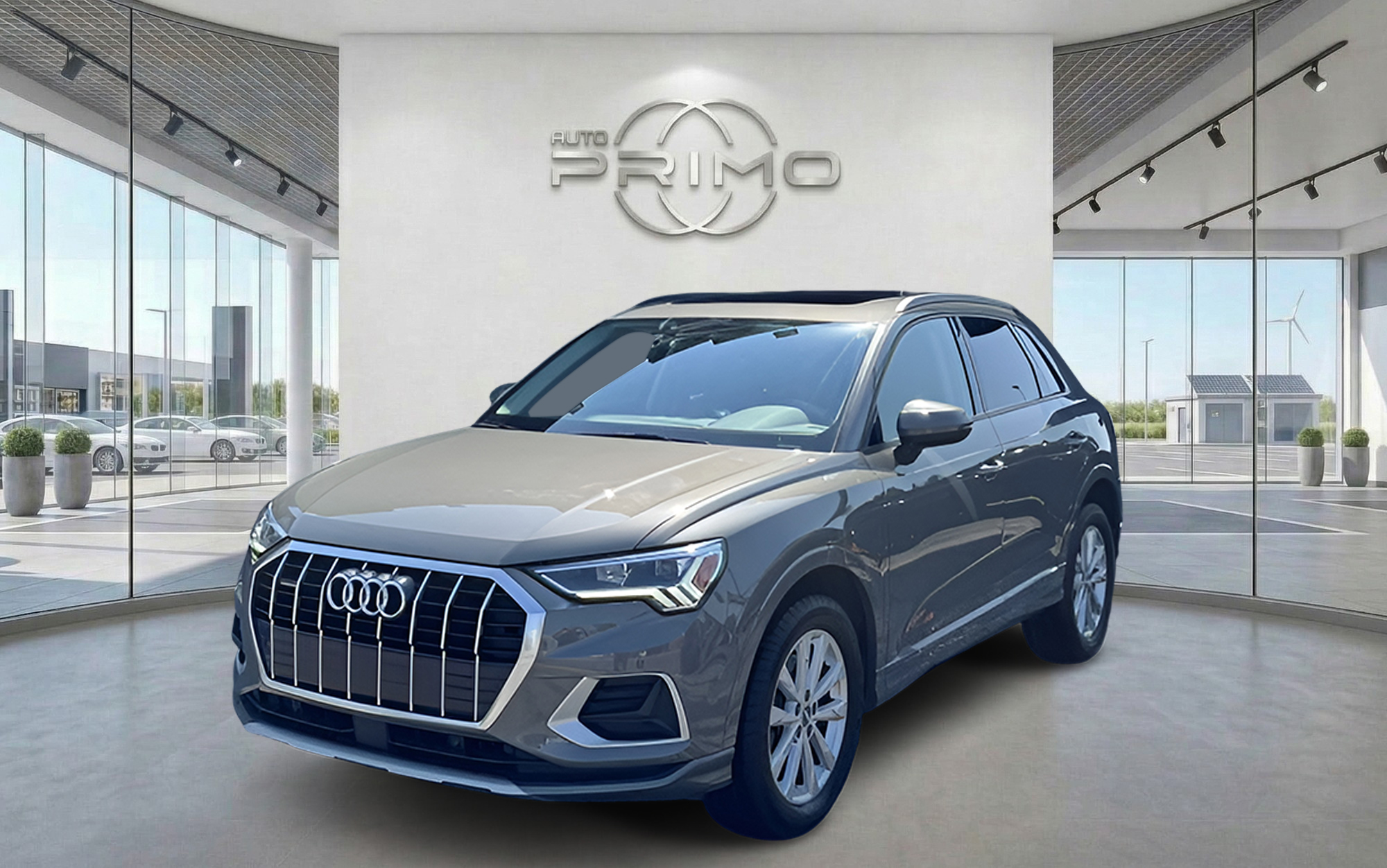 Gray 2020 Audi Q3 SUV / Crossover Automatic