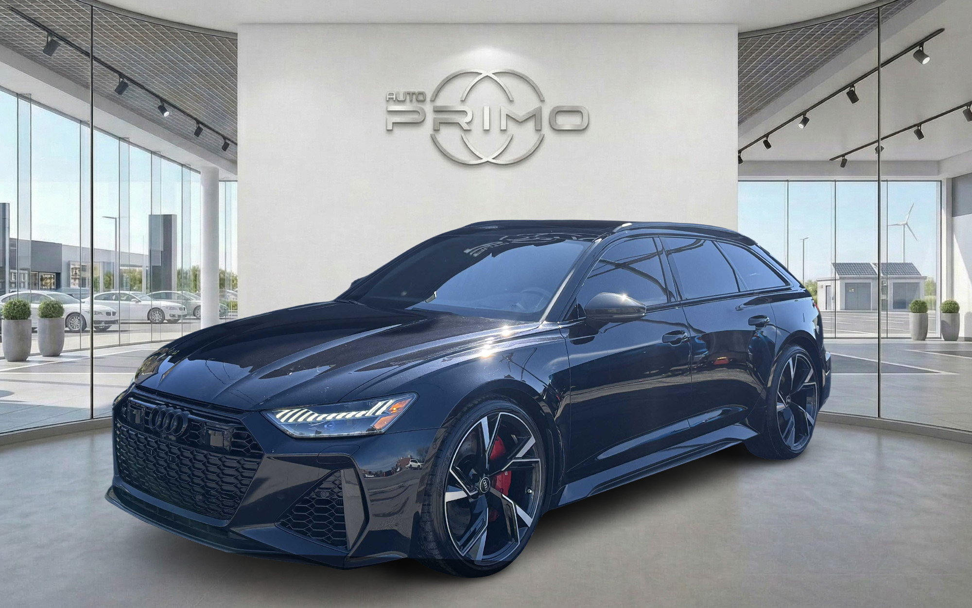 Black 2023 Audi RS 6 Avant Wagon All-Wheel Drive Automatic