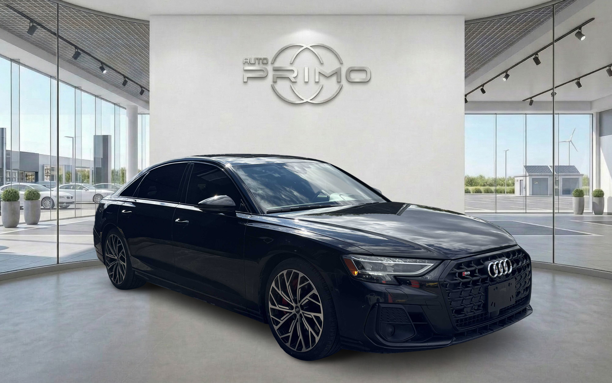 Black 2023 Audi S8 Sedan All-Wheel Drive Automatic