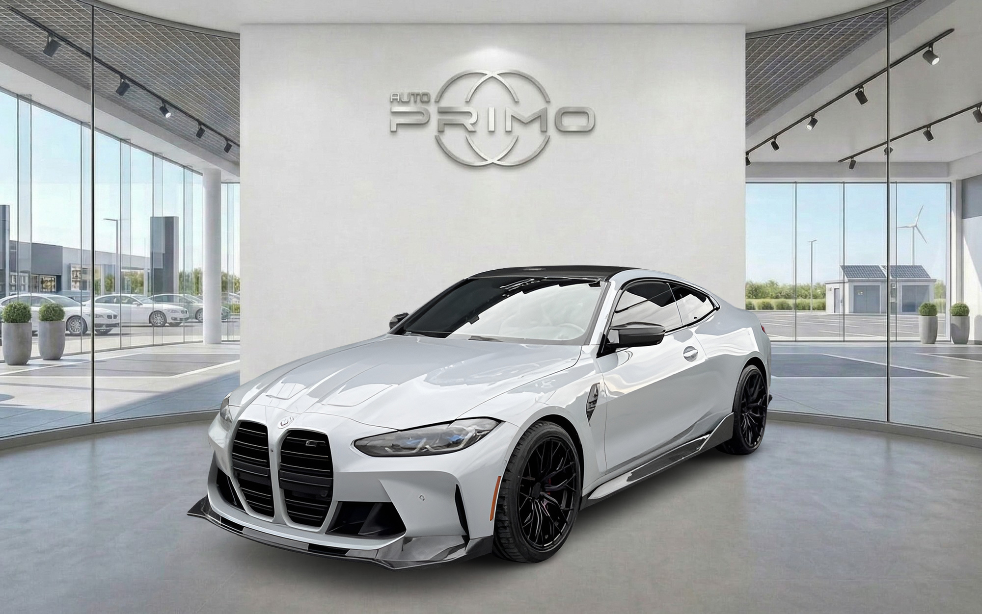 Gray 2022 BMW M4 Coupe All-Wheel Drive Automatic
