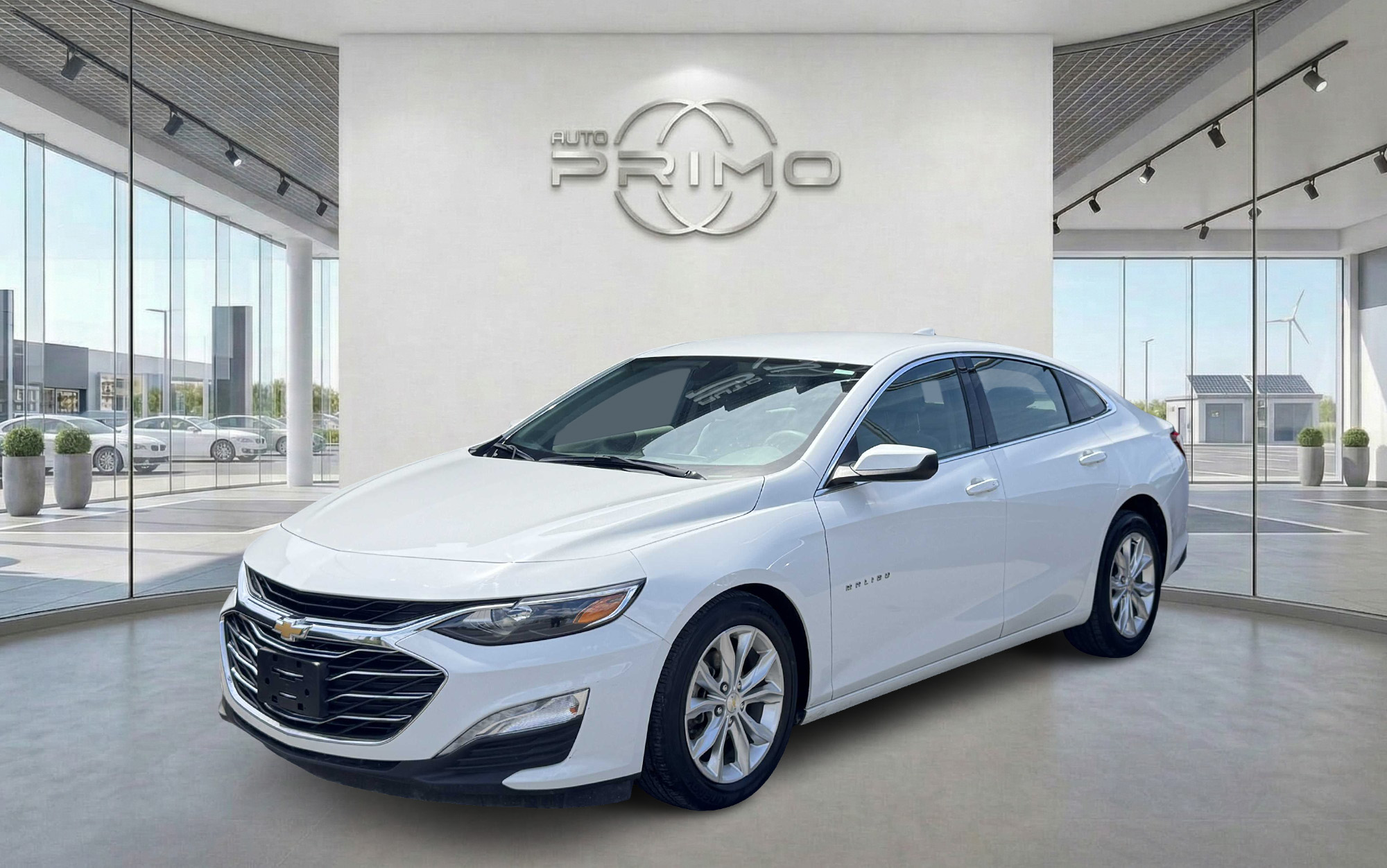 White 2022 Chevrolet Malibu Sedan Front-Wheel Drive Automatic
