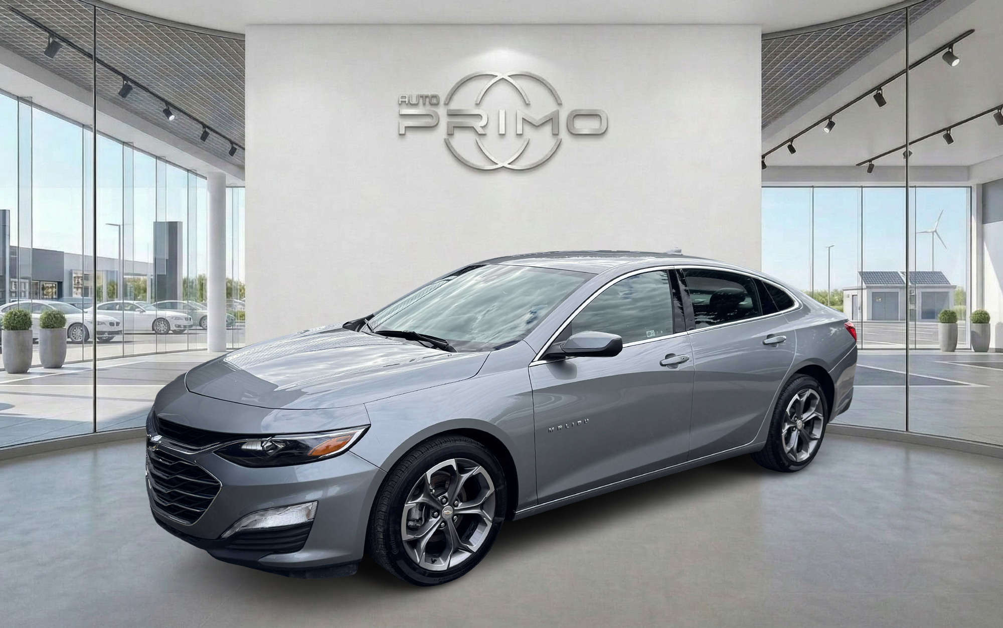 Gray 2024 Chevrolet Malibu Sedan Front-Wheel Drive Automatic