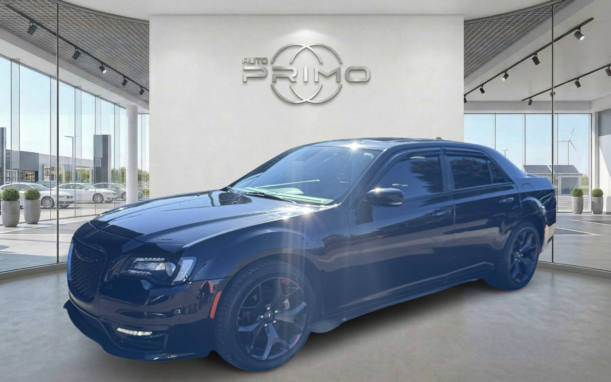 Black 2022 Chrysler 300 Sedan Rear-Wheel Drive Automatic