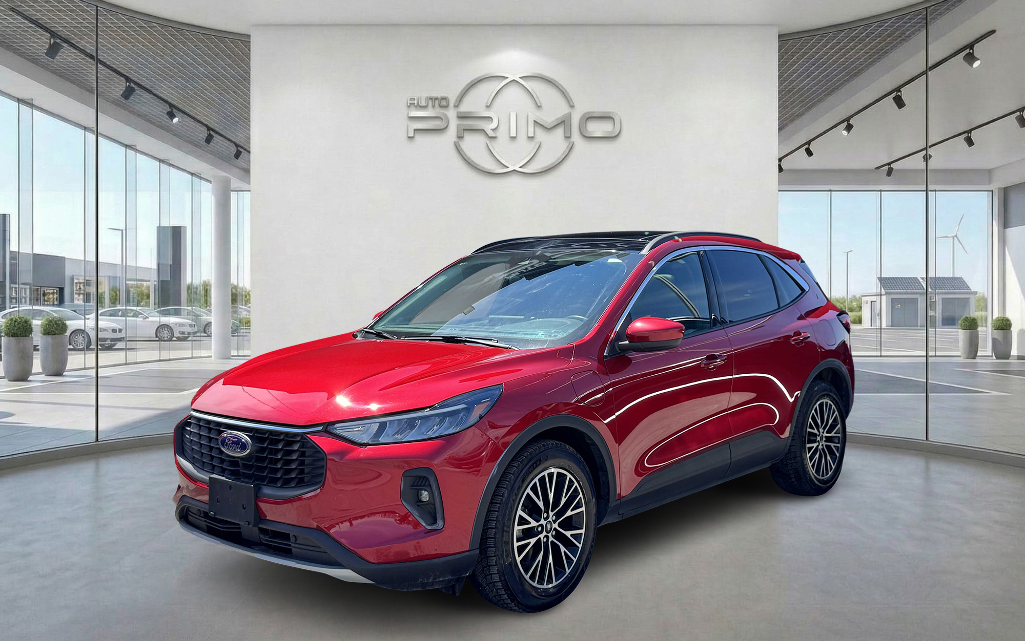 Red 2023 Ford Escape Hybrid Plug-in SUV / Crossover Front-Wheel Drive Automatic