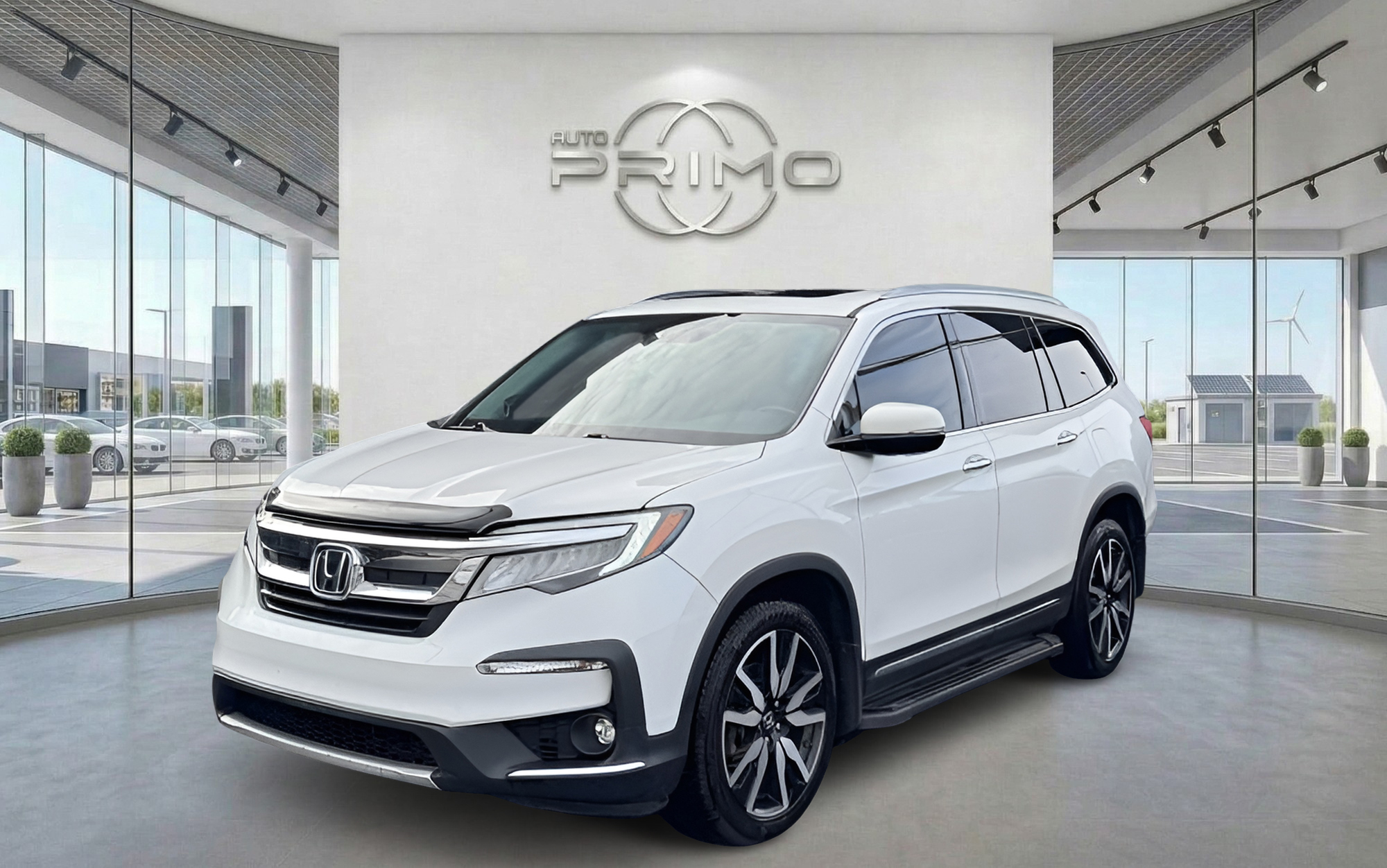White 2021 Honda Pilot SUV / Crossover All-Wheel Drive Automatic