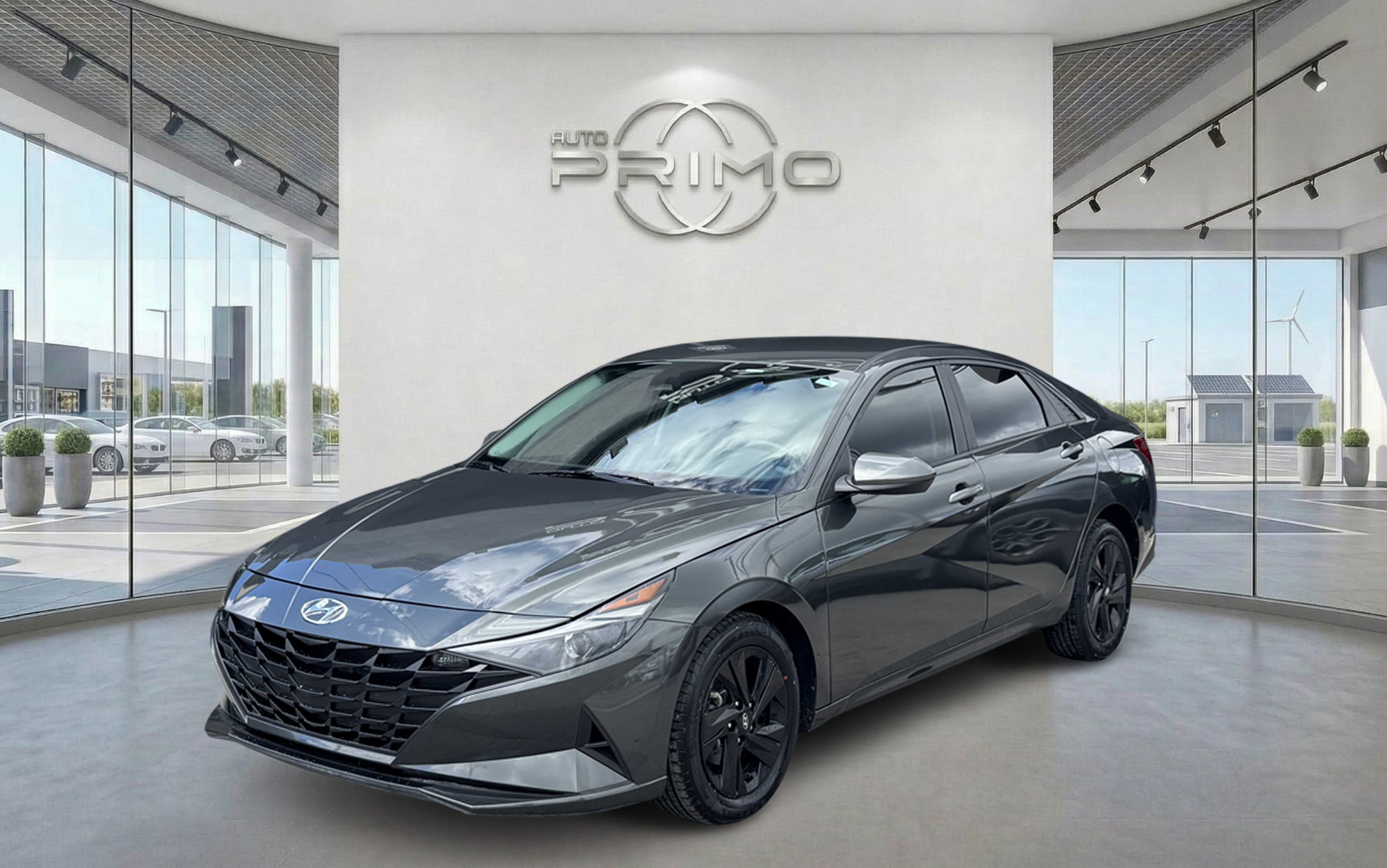 Gray 2023 Hyundai Elantra Sedan Front-Wheel Drive Automatic
