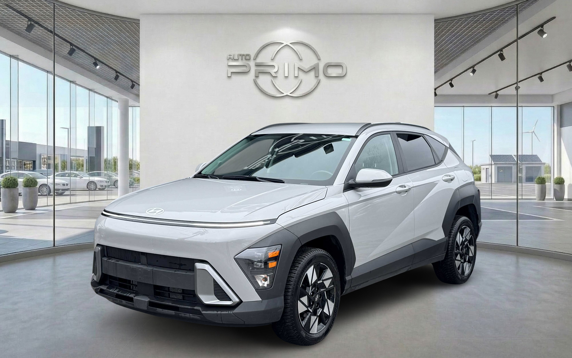 Gray 2024 Hyundai Kona SUV / Crossover All-Wheel Drive Automatic