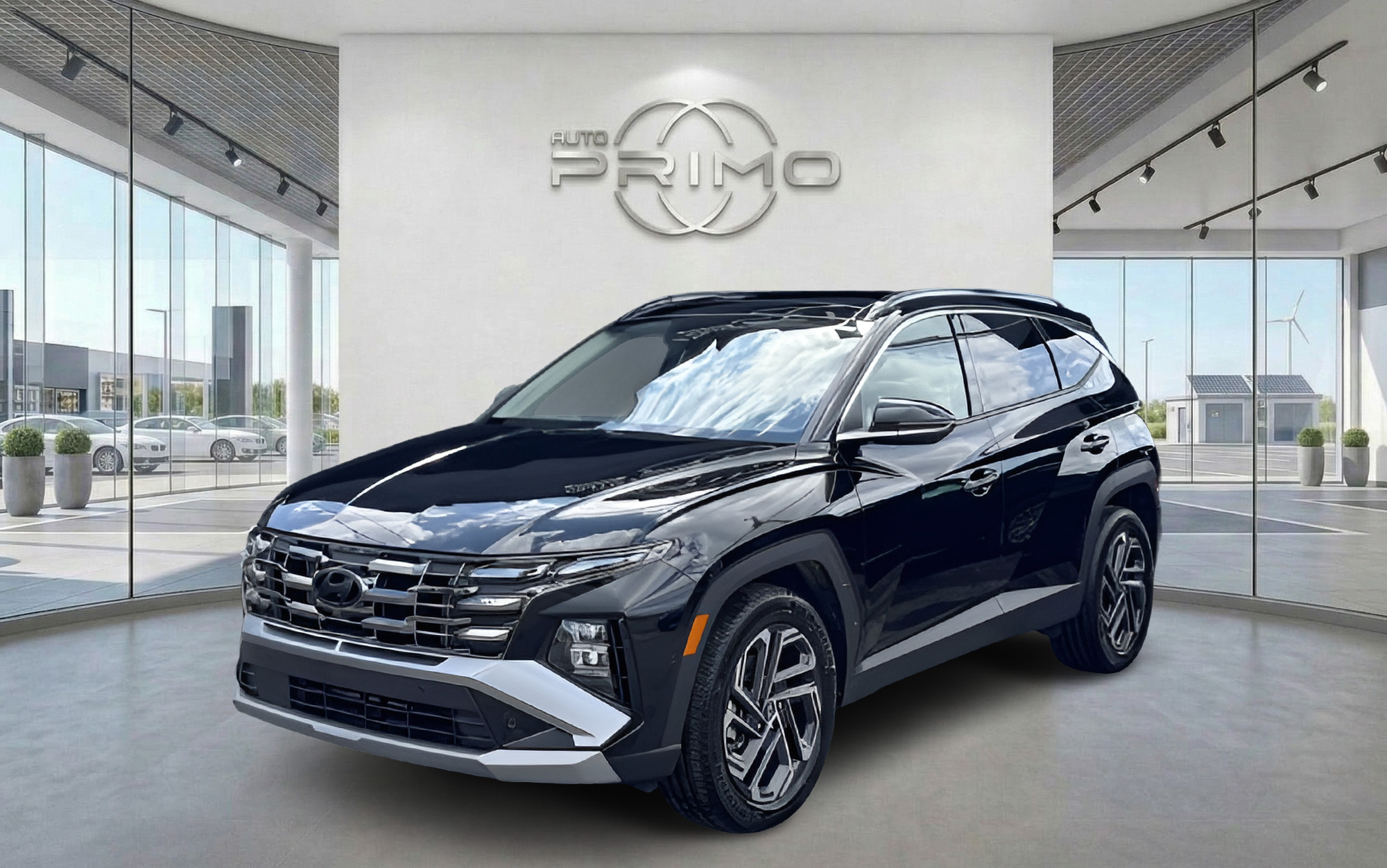 Black 2025 Hyundai Tucson Hybrid SUV / Crossover All-Wheel Drive Automatic
