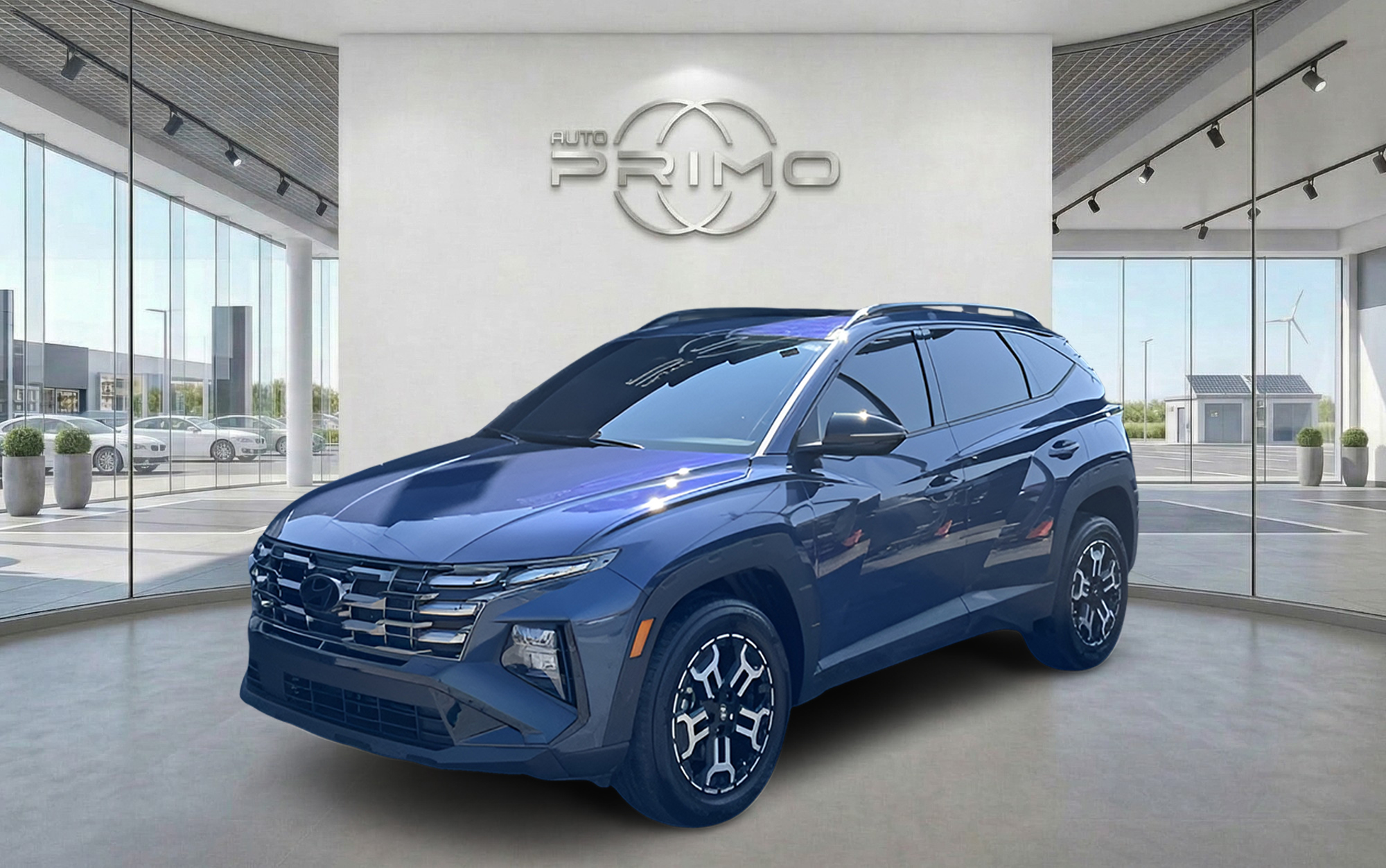 Blue 2025 Hyundai Tucson SUV / Crossover All-Wheel Drive Automatic