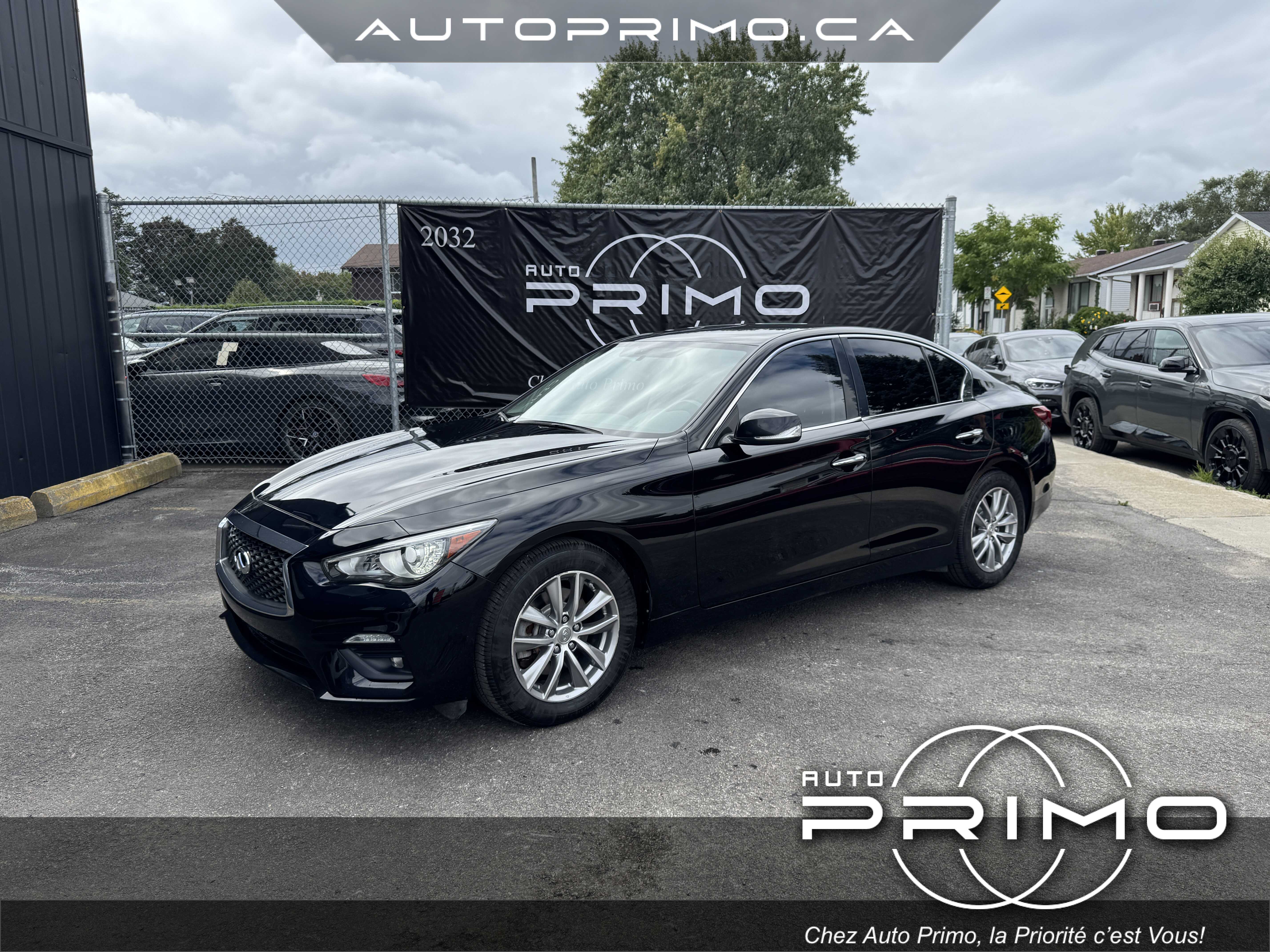 Black 2021 INFINITI Q50 Sedan All-Wheel Drive Automatic