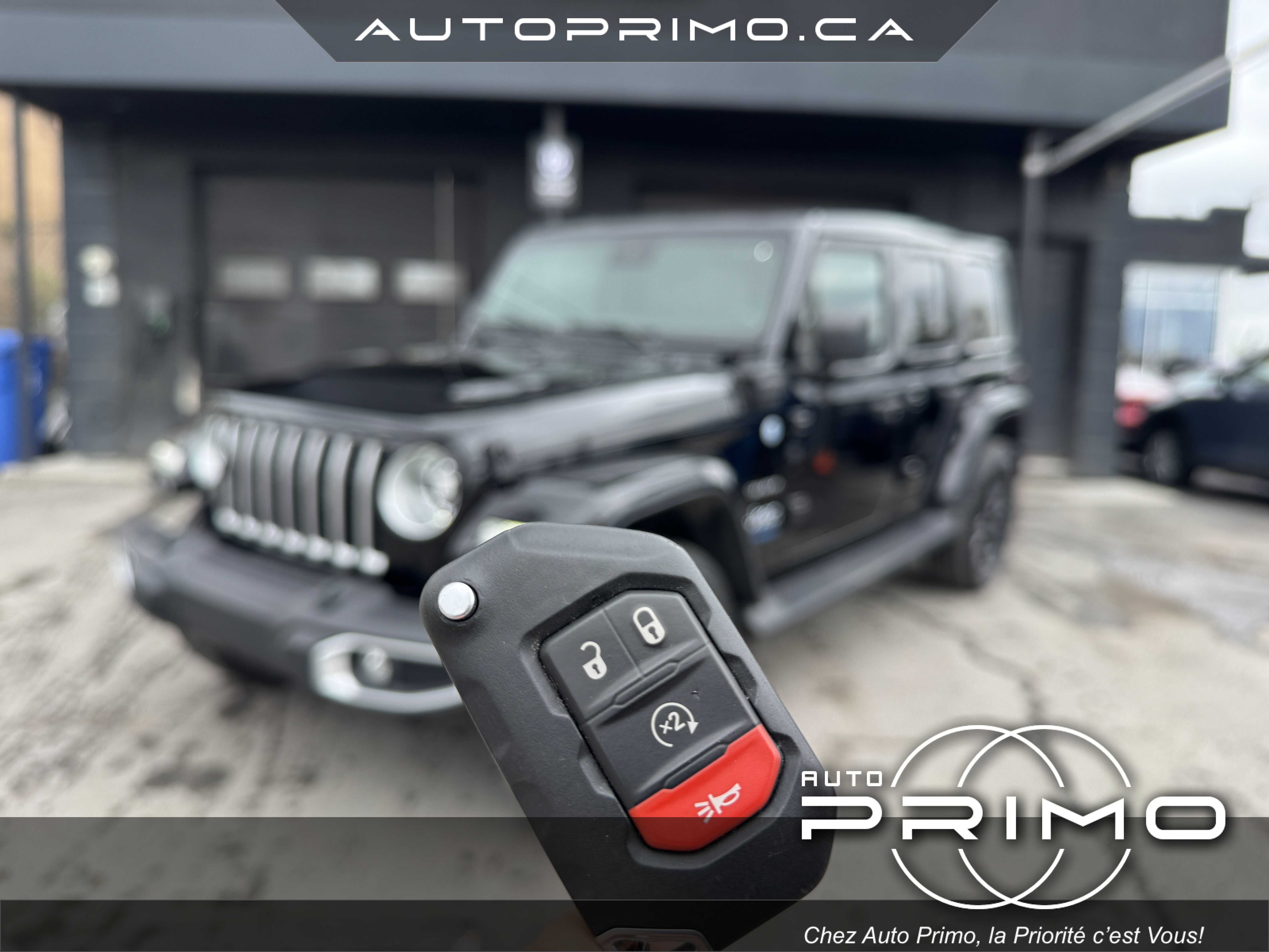 2021 Jeep Wrangler Unlimited Sahara 4xe Sky One Touch Automatique avec Sièges Cuir Brun Toit Rigide Freedom Top Système de Navigation GPS Carplay Caméra de Recul Démarreur à Distance Bluetooth Mags chez Auto Primo Laval 2021 Jeep Wrangler Unlimited Sahara 4xe Sky One Touch Automatique avec Sièges Cuir Brun Toit Rigide Freedom Top Système de Navigation GPS Carplay Caméra de Recul Démarreur à Distance Bluetooth Mags chez Auto Primo Laval