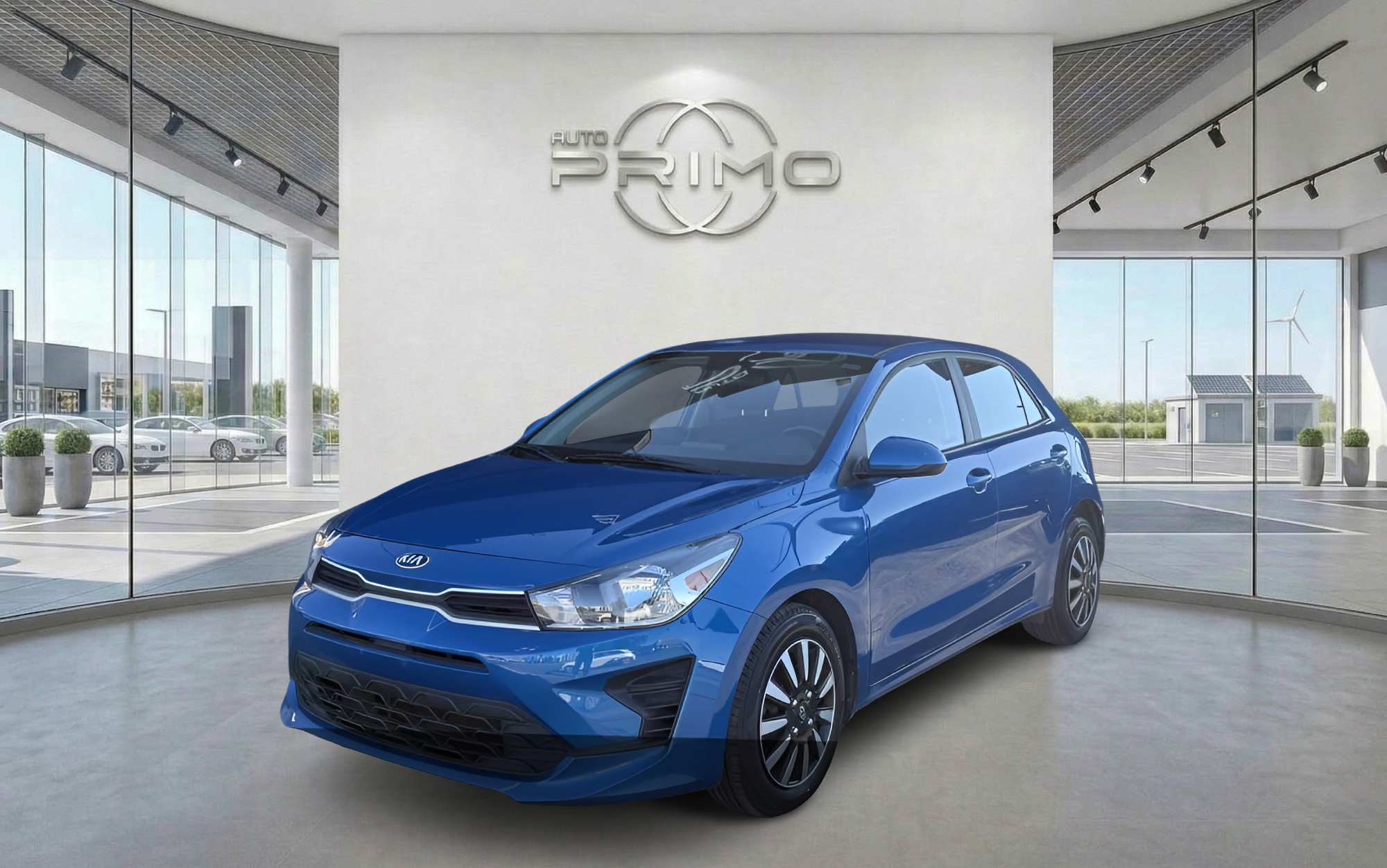 Blue 2021 Kia Rio5 Wagon Automatic