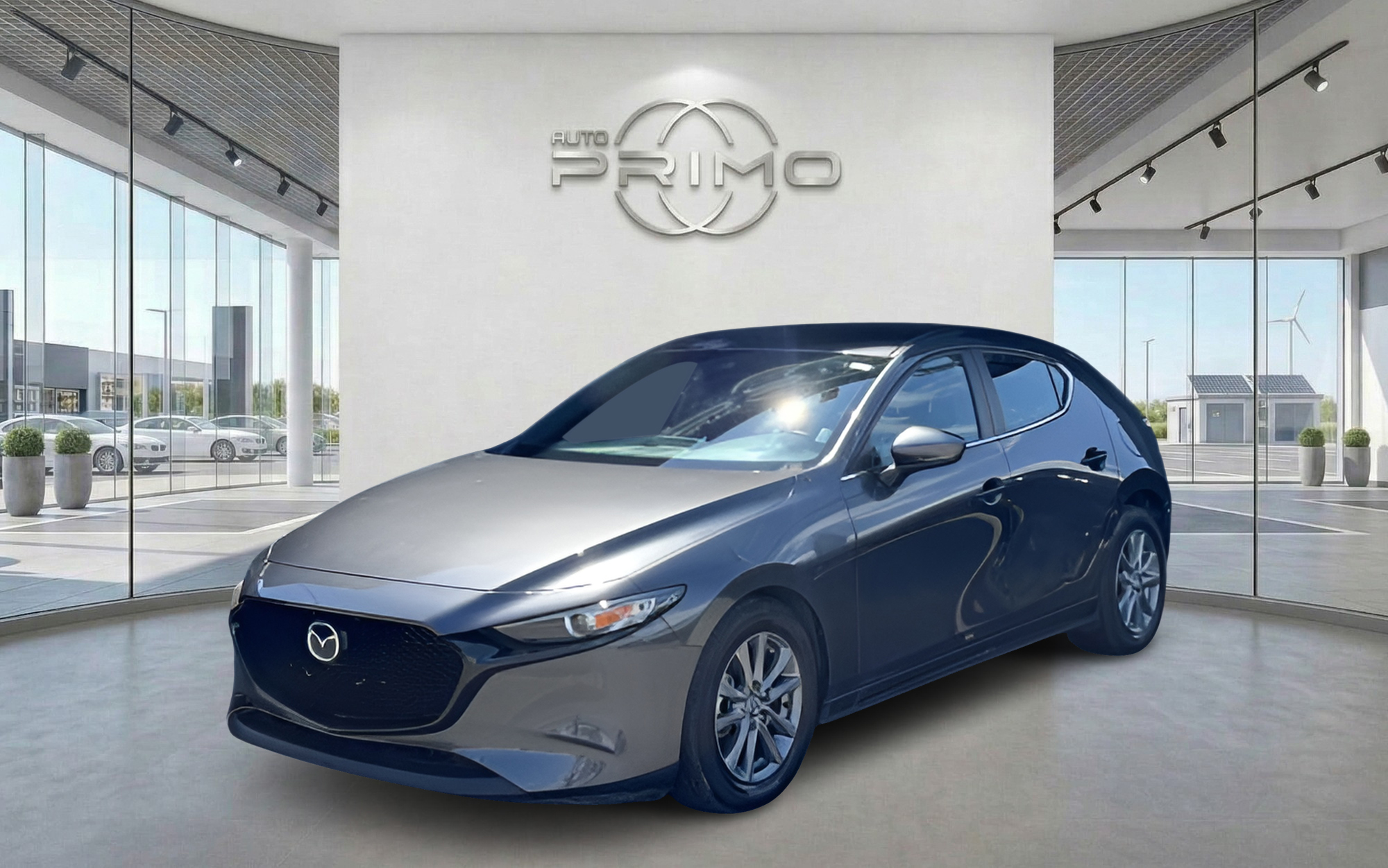 Gray 2022 Mazda MAZDA3 Hatchback All-Wheel Drive Automatic