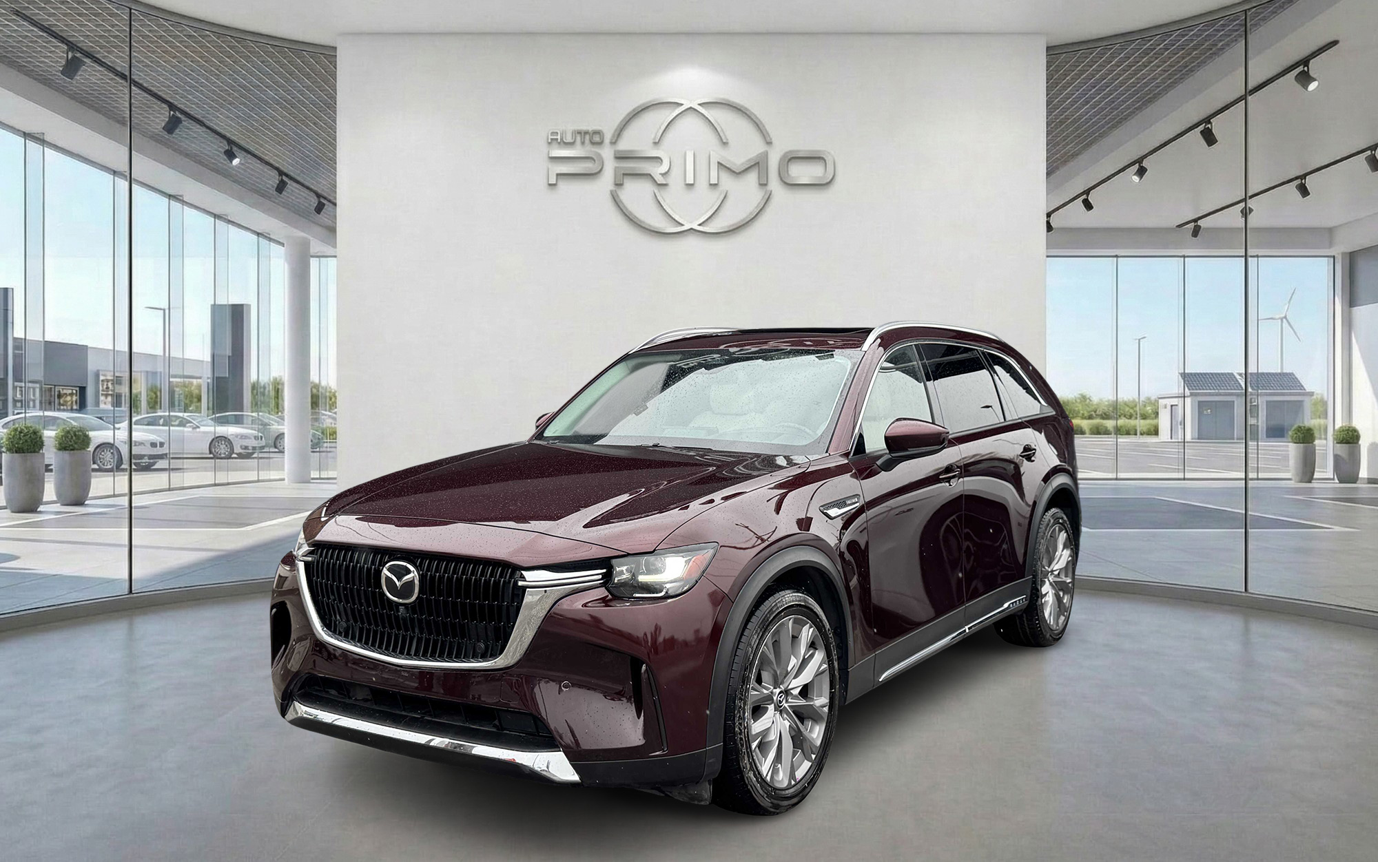 2024 Mazda CX-90 MHEV GT-P AWD E-SkyactivG Automatique avec 7 Passagers Toit Ouvrant Panoramique Sièges en Cuir HUD Système de Navigation GPS Carplay Caméra 360° Démarrage sans Clé Bluetooth Mags chez Auto Primo Laval 2024 Mazda CX-90 MHEV GT-P AWD E-SkyactivG Automatique avec 7 Passagers Toit Ouvrant Panoramique Sièges en Cuir HUD Système de Navigation GPS Carplay Caméra 360° Démarrage sans Clé Bluetooth Mags chez Auto Primo Laval