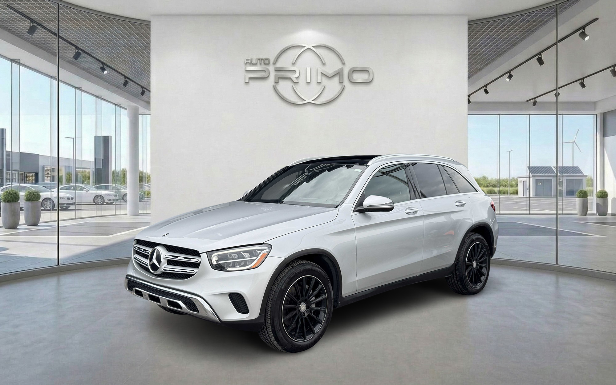 Silver 2020 Mercedes-Benz GLC SUV / Crossover All-Wheel Drive Automatic