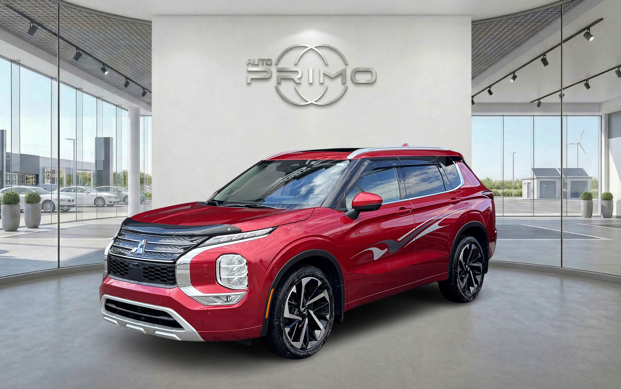 Red 2022 Mitsubishi Outlander SUV / Crossover Automatic