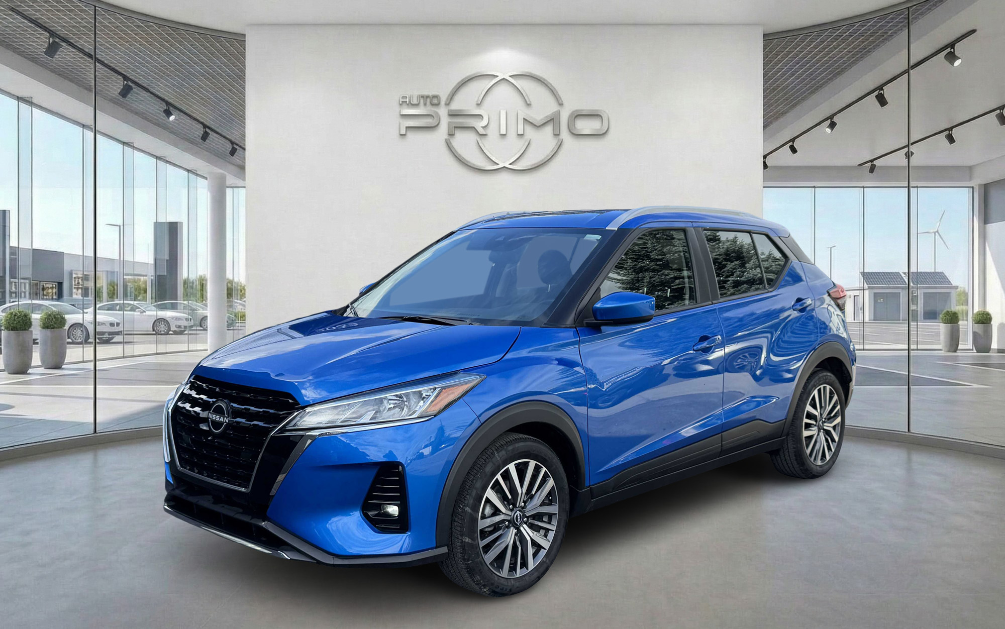 Blue 2024 Nissan Kicks SUV / Crossover Front-Wheel Drive Automatic