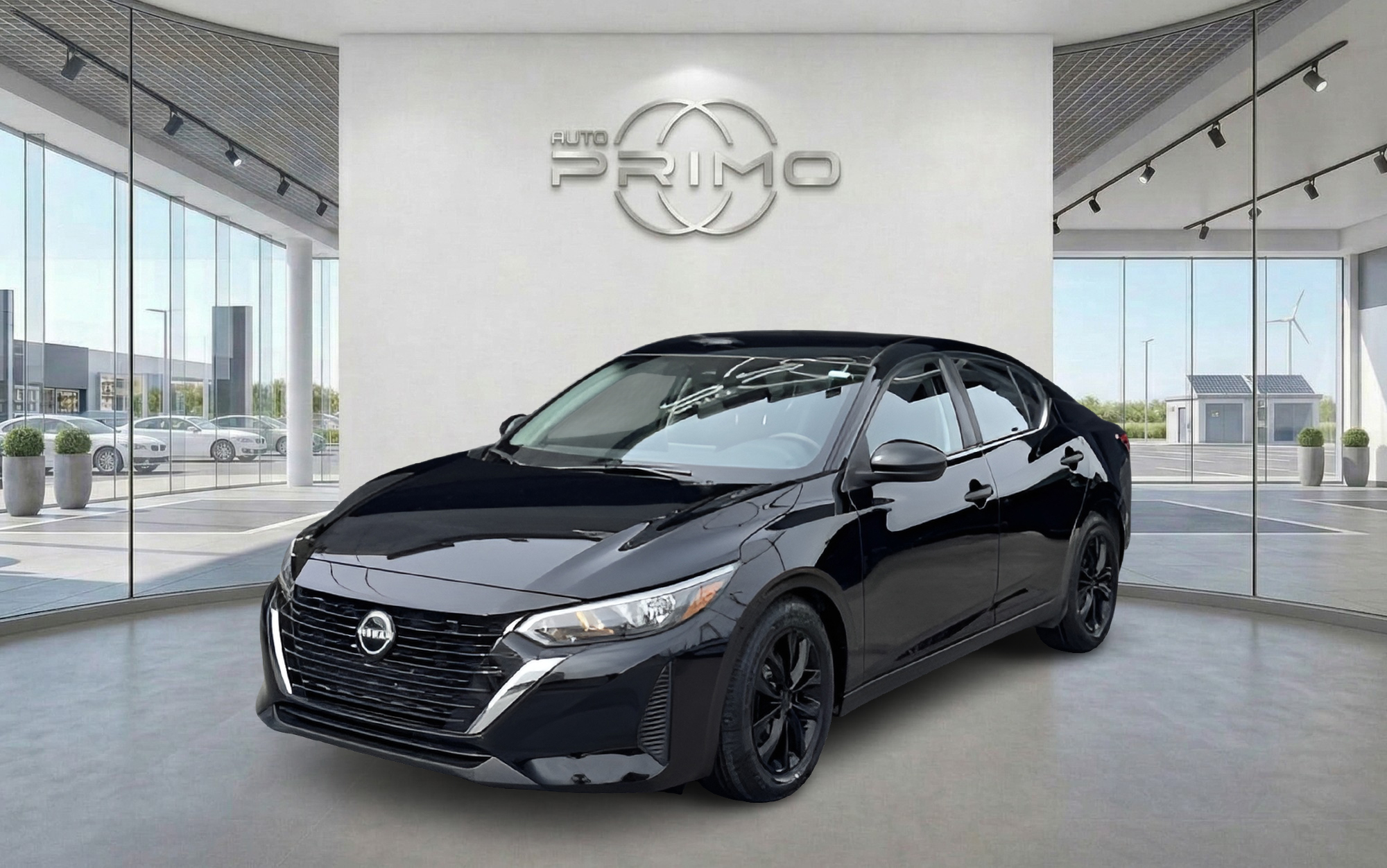 Black 2025 Nissan Sentra Sedan Front-Wheel Drive Automatic