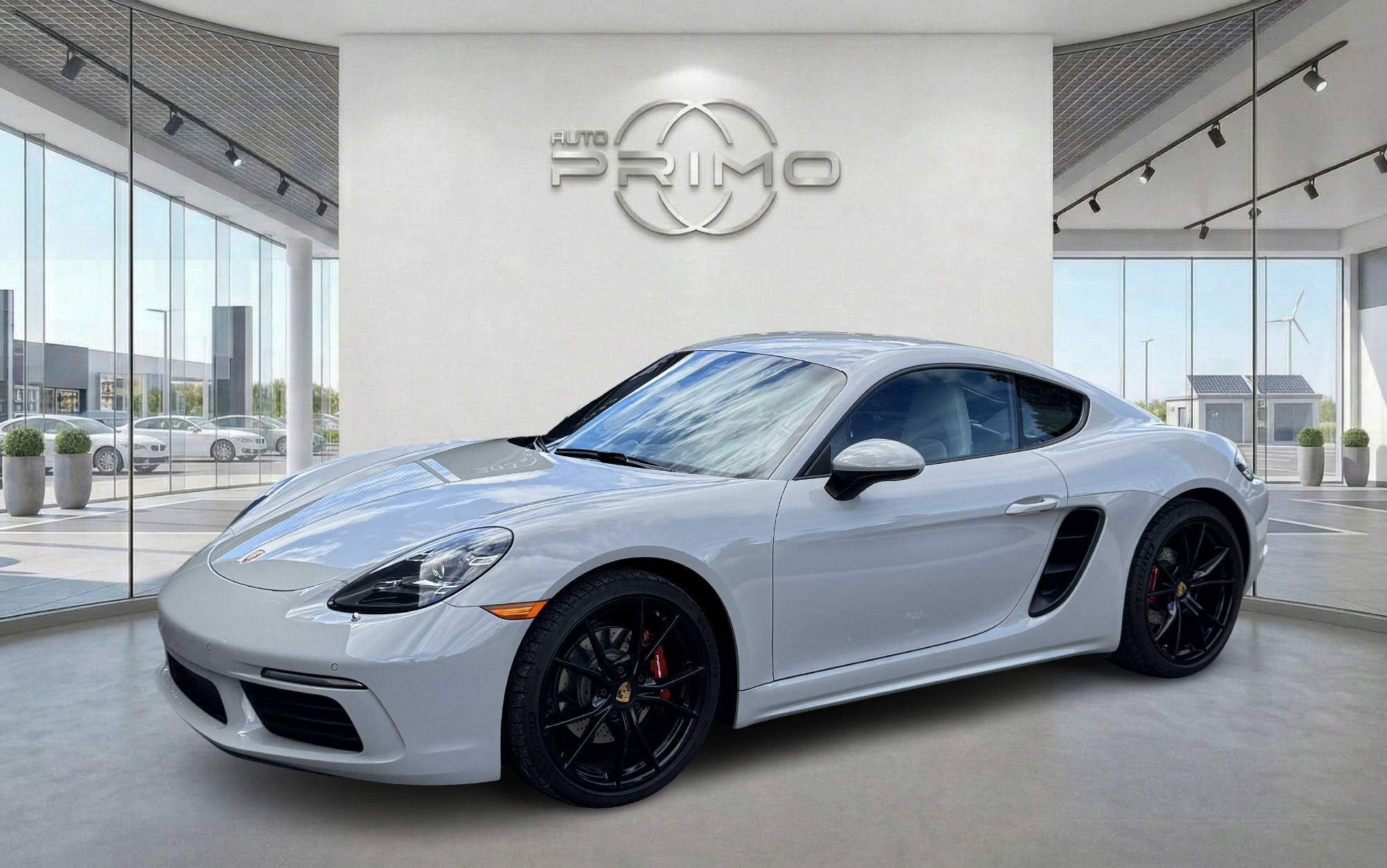 Gray 2018 Porsche 718 Cayman Coupe Rear-Wheel Drive Automatic