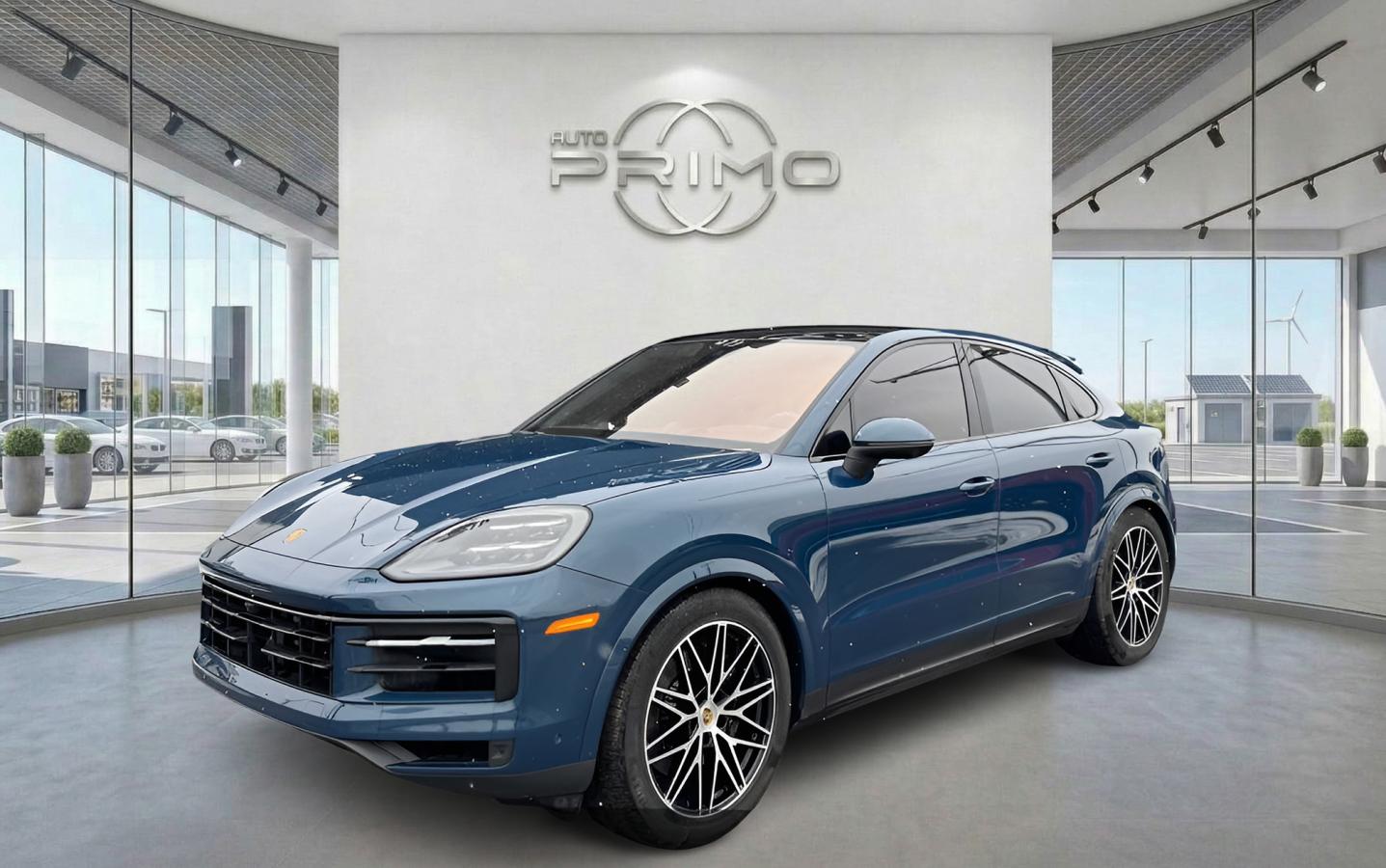Blue 2024 Porsche Cayenne Coupe Coupe All-Wheel Drive Automatic