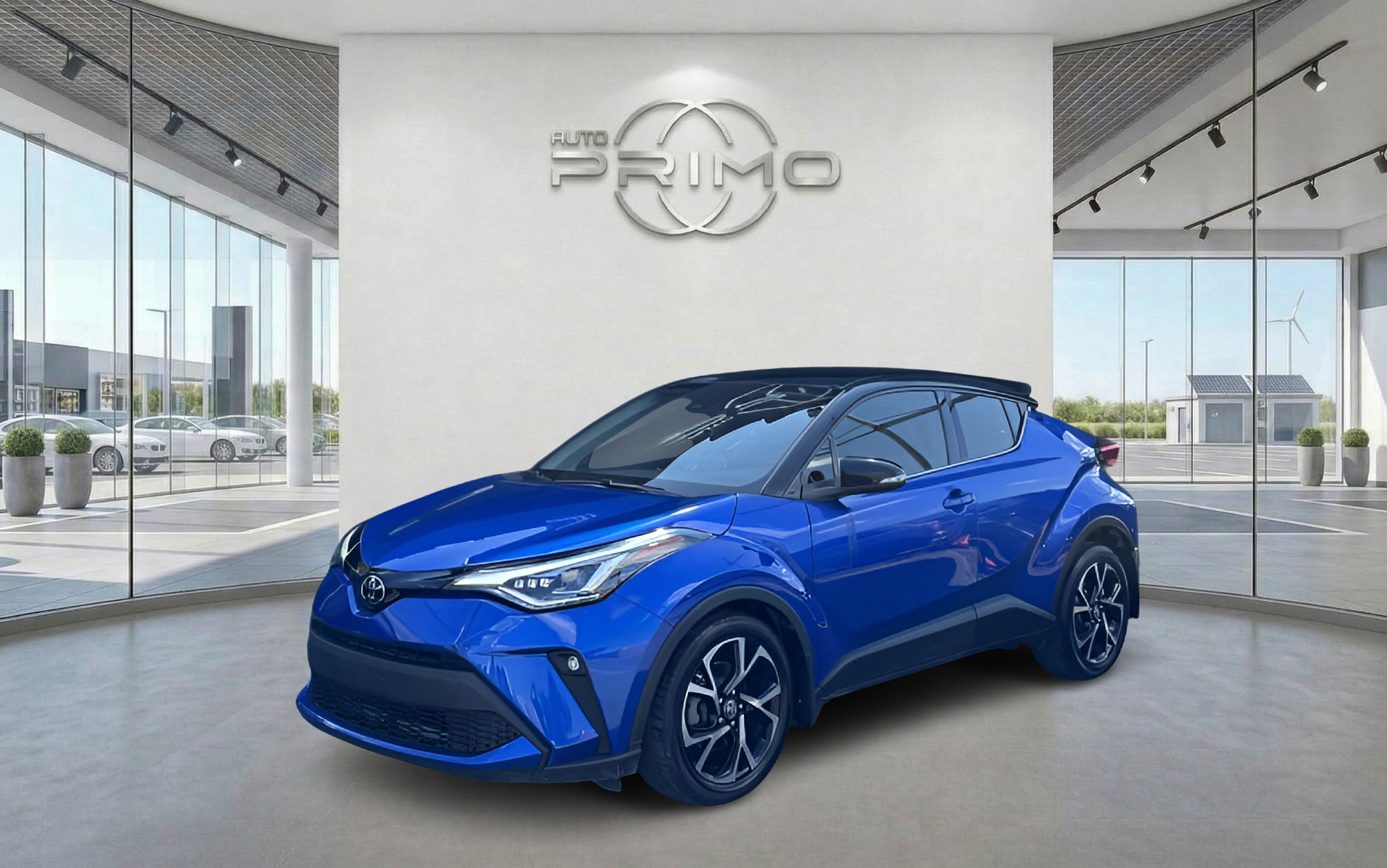 Blue 2022 Toyota C-HR SUV / Crossover Front-Wheel Drive Automatic