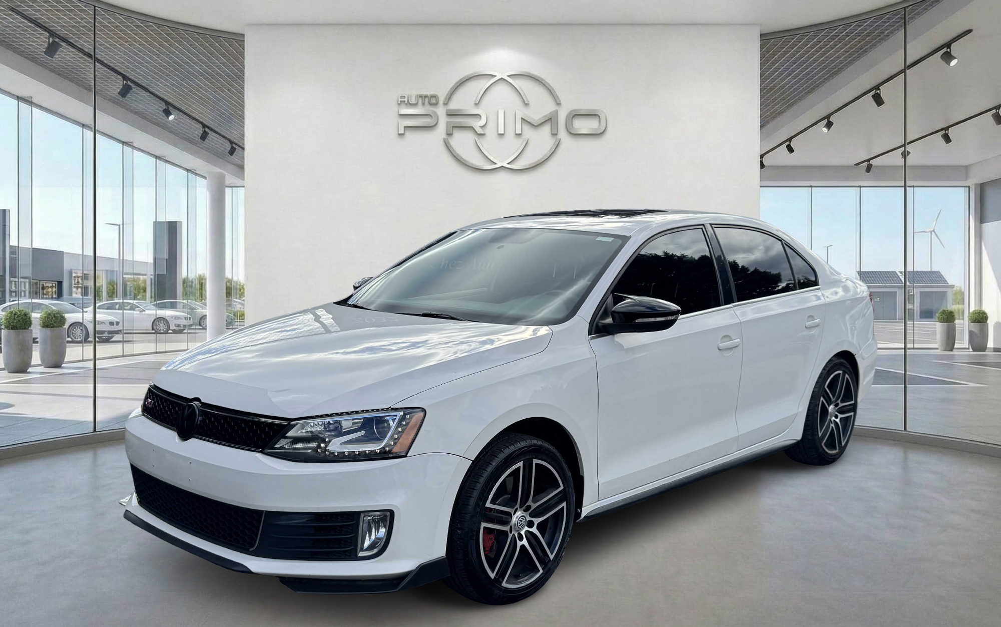 White 2014 Volkswagen Jetta GLI Sedan Front-Wheel Drive Automatic