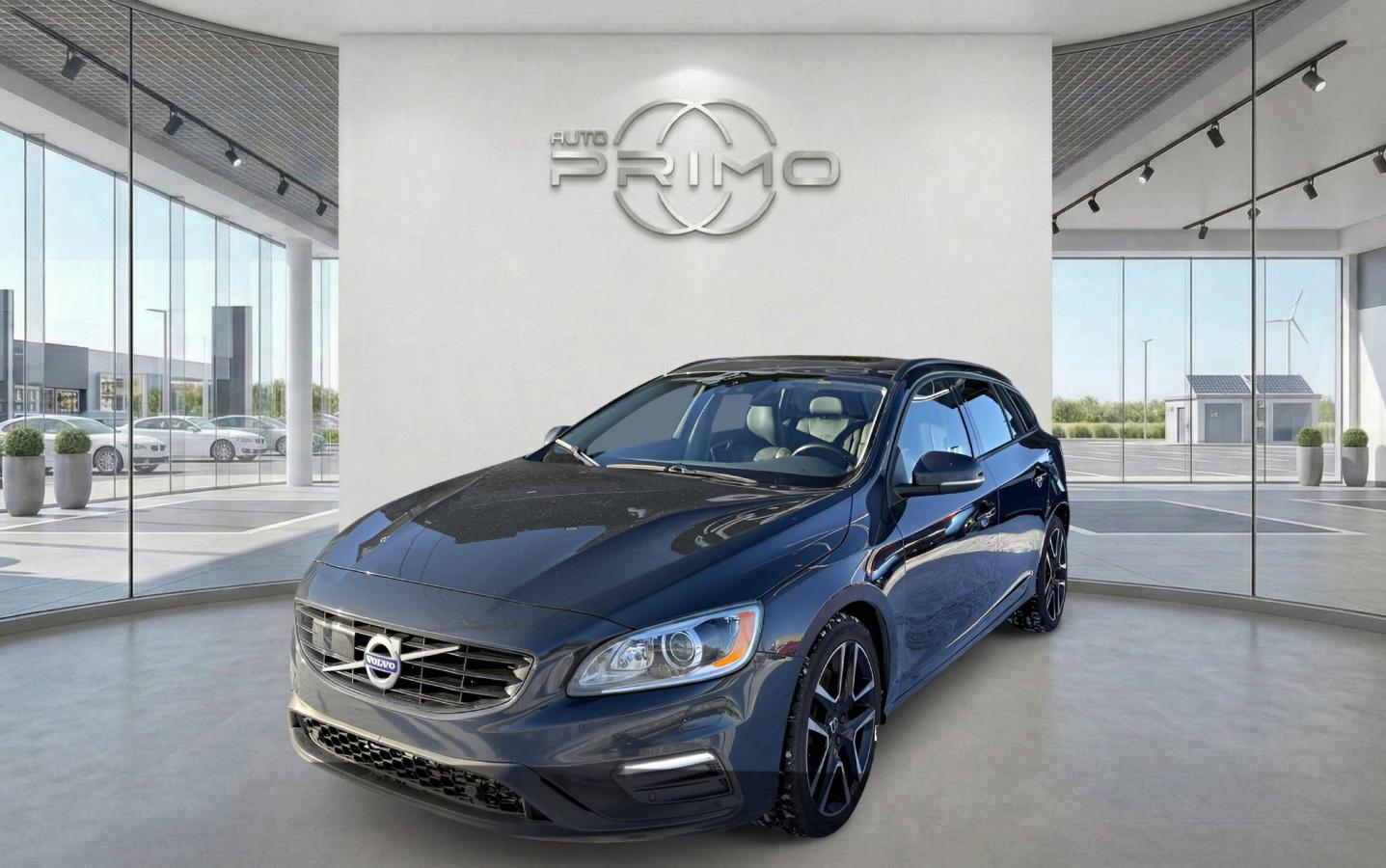 Black 2018 Volvo V60 Wagon All-Wheel Drive Automatic